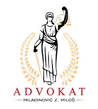 Advokat Miloš Miladinović Mobile Logo